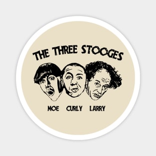 Classic Three Comedy Gift Men Women Magnet